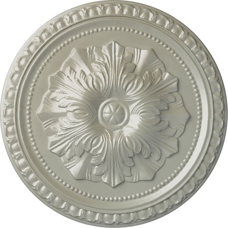 Ekena Millwork Richmond Ceiling Medallion (Fits Canopies up to 2 5/8"), Hand-Painted Flash Copper, 18"OD x 1 3/8"P CM18RIFCS